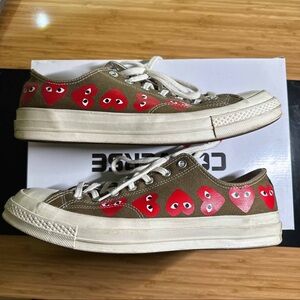 Comme de Garçons Play x Chuck 70 Low Top ‘Multi Heart’ Size 12 (US Men’s)